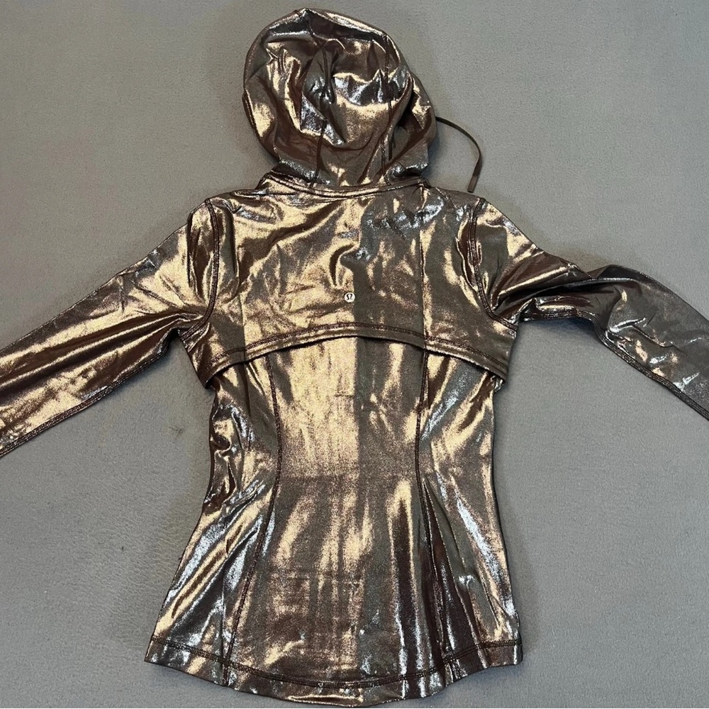 Metallic Hooded Jacket - Picture 4 of 5